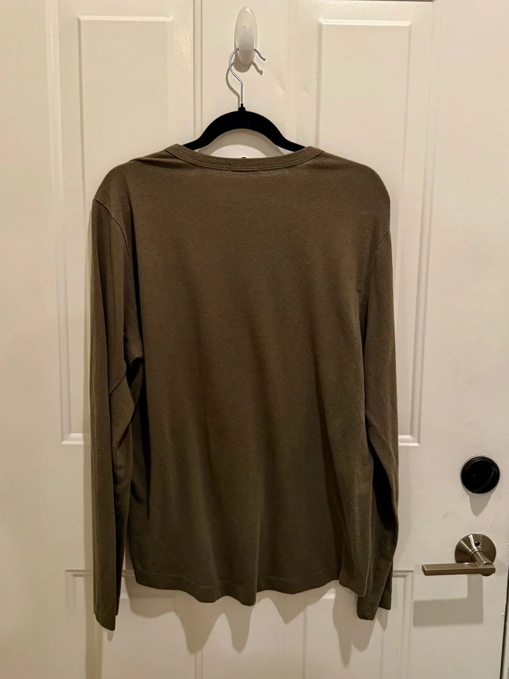Buck mason Olive Long-Sleeve shirt Large
